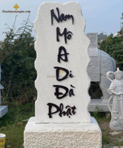 Bảng Hiệu Đá “Nam Mô A Di Đà Phật” – BHD006