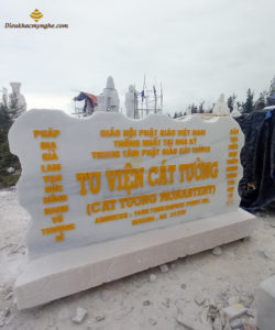 Bảng Hiệu Đá Tu Viện Cát Tường – BHD007