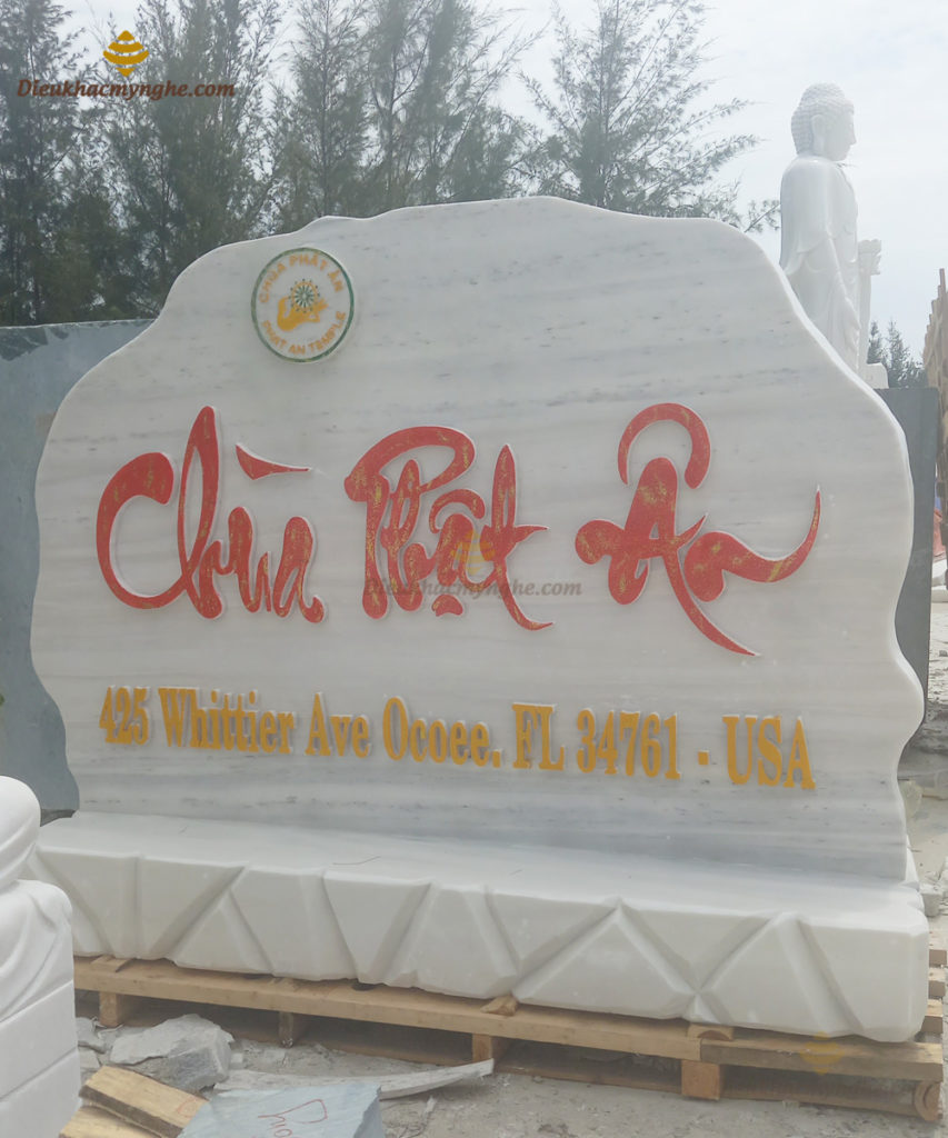 Bảng Hiệu Đá Chùa Phật Ân – Biểu Tượng Trang Nghiêm & Trường Tồn