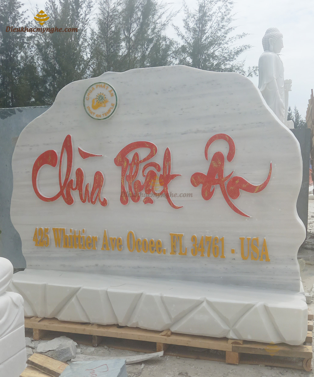 Bảng Hiệu Đá Chùa Phật Ân – Biểu Tượng Trang Nghiêm & Trường Tồn