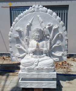 Tượng Quan Âm Chuẩn Đề Bằng Đá – TQA001