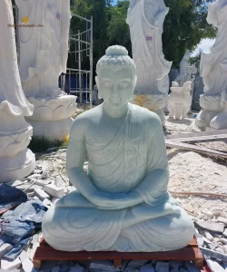 Tượng Phật Thích Ca Ngồi Tọa Thiền Bằng Đá