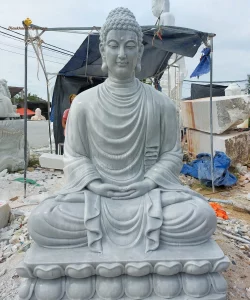 Tượng Phật Thích Ca Ngồi Tọa Thiền Bằng Đá