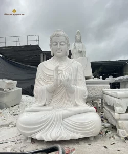 Tượng Phật Thích Ca Thuyết Pháp Bằng Đá